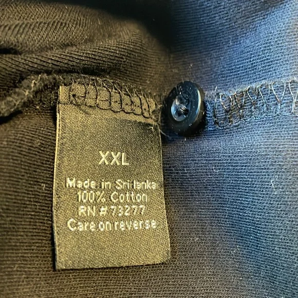 Apt. 9 beautiful deep black polo in 100% cotton. Men's XXL. Like new condition. - Picture 7 of 8